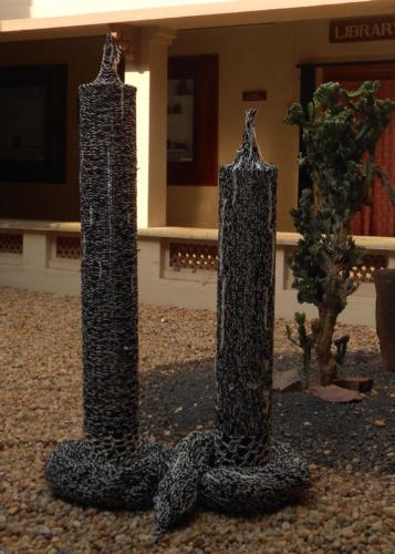 Candles,Outdoor Sculpture (2)